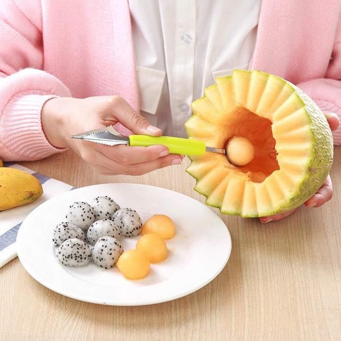 2 in 1 Melon Baller and Fruit Scoop Tool
