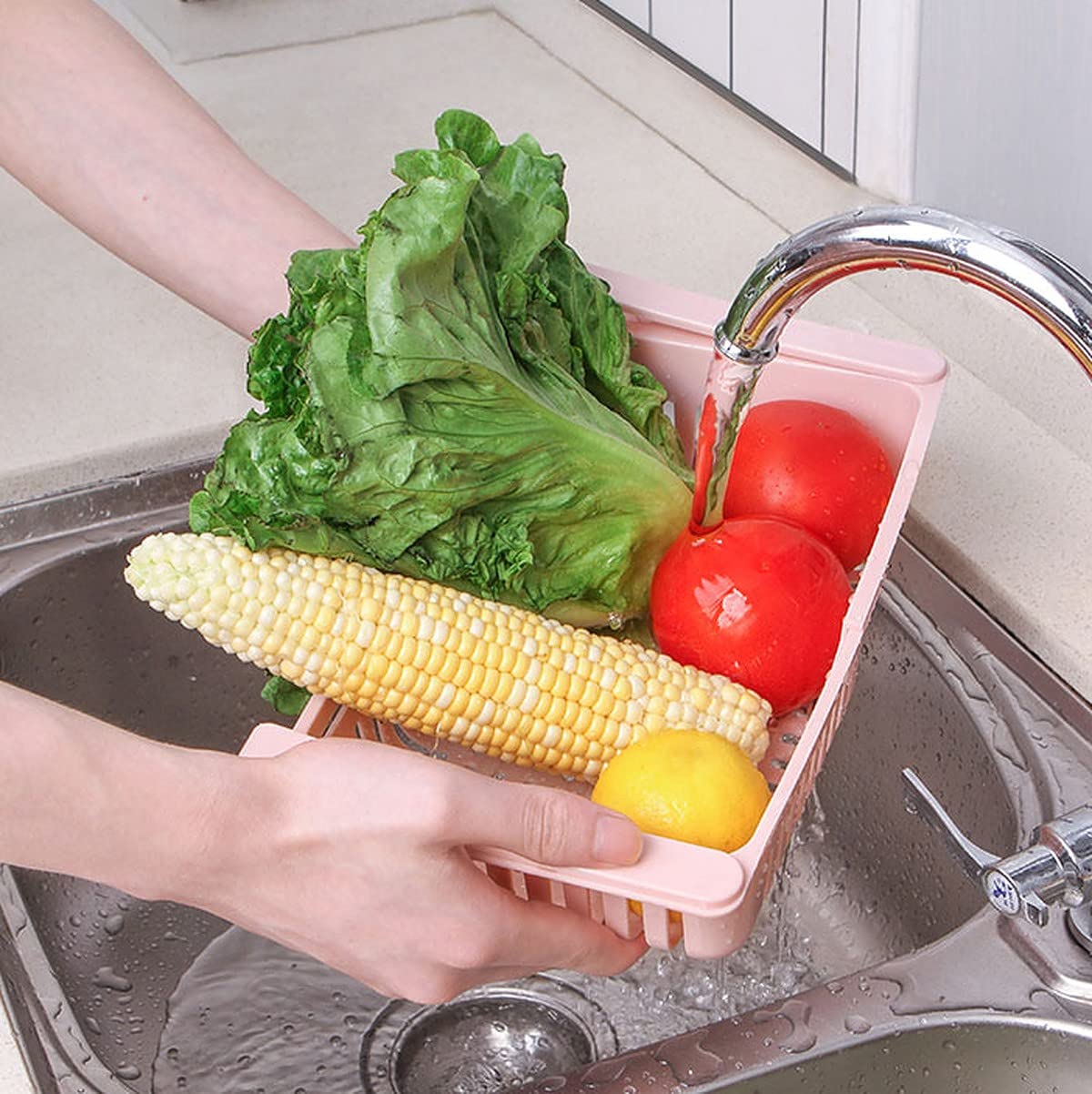 Expandable Refrigerator Storage Trays (16-24 cm) (Pack of 4, Assorted)